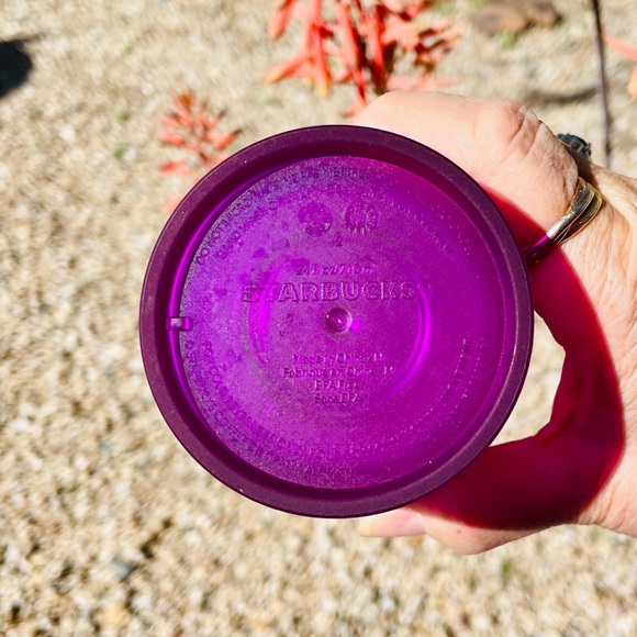 Starbucks purple soft touch matte finish venti cold beverage Tumbler 24 oz - Picture 7 of 11